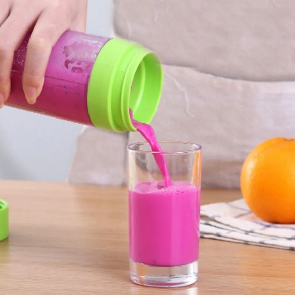 Portable Juicer Blender Cup USB Rechargeable Mixer Smoothies Mini Fruit Machine - Picture 11 of 11